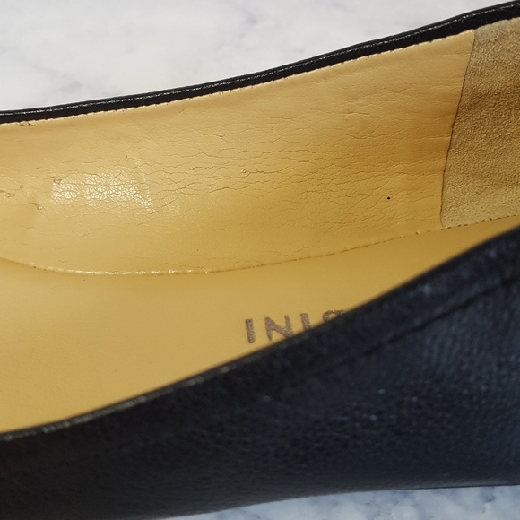 Gianni Bini Black Leather Buckle Ballet Flat Shoe - Picture 8 of 8